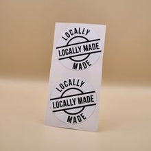Load image into Gallery viewer, Gift Stickers- White Locally Made Single