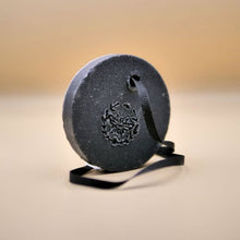 Load image into Gallery viewer, Soap - Glycerin soap charcoal and Patchouli - on a rope