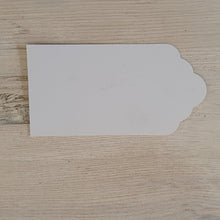 Load image into Gallery viewer, Gift Tags - Rectangle White with flower