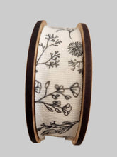 Load image into Gallery viewer, Ribbon - Botanical on Cream