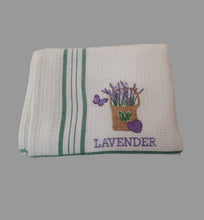 Load image into Gallery viewer, Towel - Hand towel Lavender in Waffle Weave