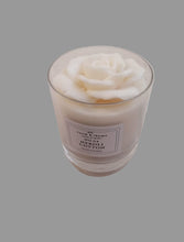 Load image into Gallery viewer, Candle in Glass Jar - Neroli Cotton with Rose Detail
