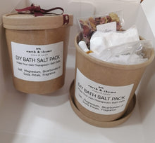 Load image into Gallery viewer, DIY Bath Salts in Kraft Tub