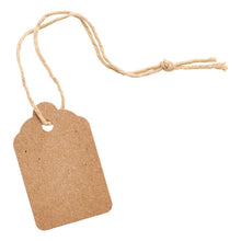 Load image into Gallery viewer, Gift Tags - Rectangle Kraft with flower