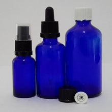 Load image into Gallery viewer, Glass Dropper Bottle Blue 10mls