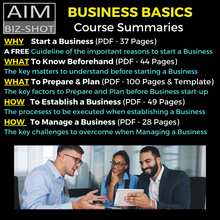 Load image into Gallery viewer, The Basics of Business - A 5 Part Business Course