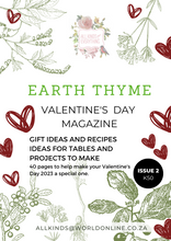 Load image into Gallery viewer, EARTH THYME MAGAZINE ISSUE 2 Valentine Edition