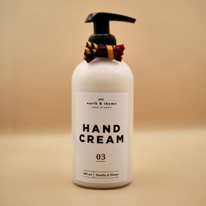 Herbal Hand Cream / Lotion - Vanilla & Honey 03 -   200ml