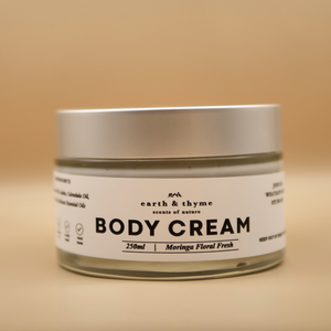 Herbal Body Cream -  Floral Fresh  Moringa  250 mls