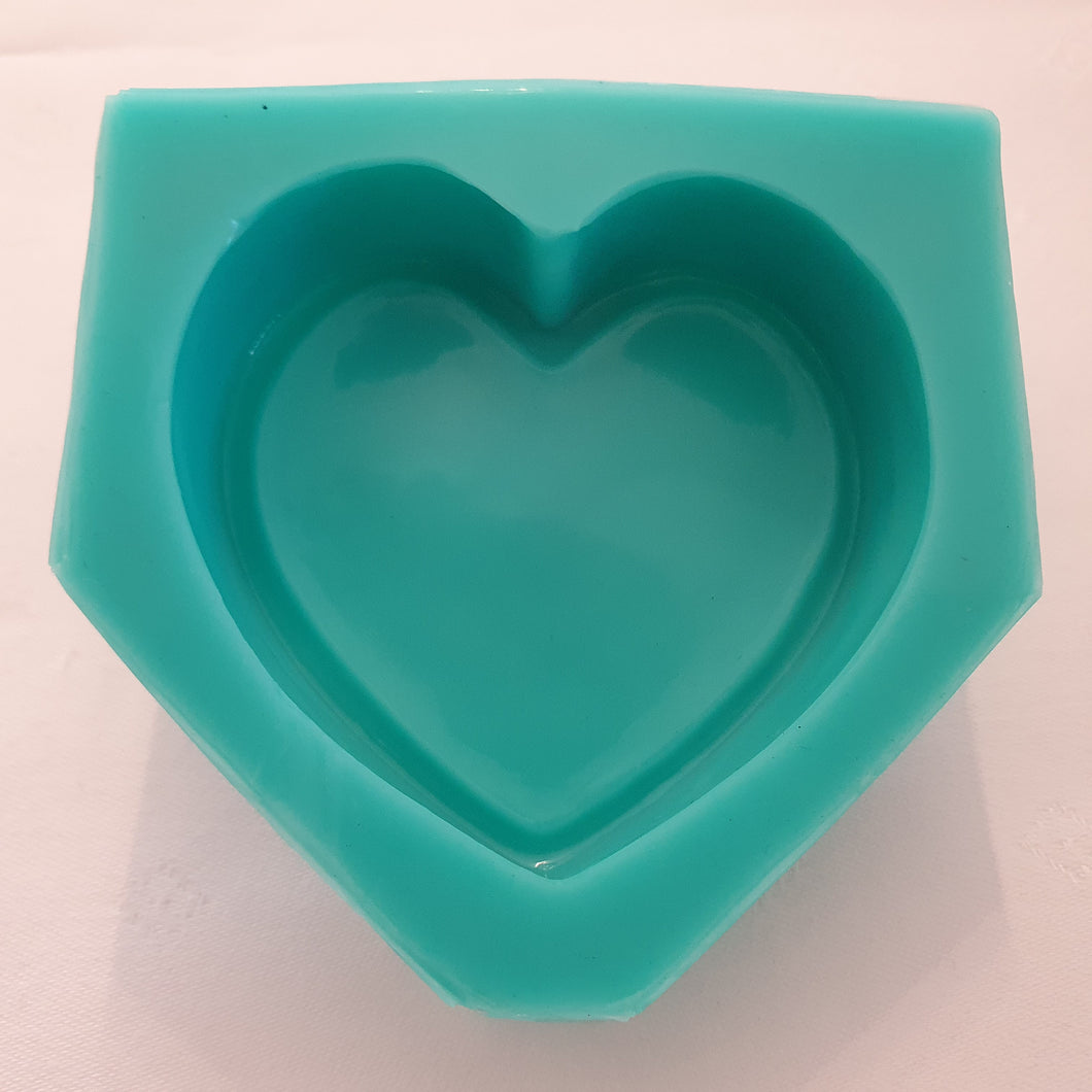 Soap Mould Silicone - Large Heart 135 grm