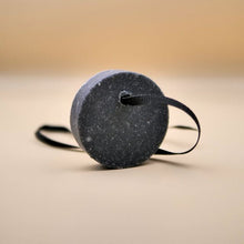 Load image into Gallery viewer, Soap - Glycerin soap charcoal and Patchouli - on a rope
