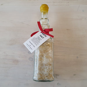 Herbal Bath Salts - Bottled and Sealed - Calendula and Orange