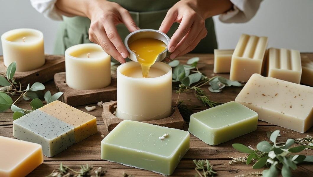 Candle in Glass Jar - Moss & Vetiver