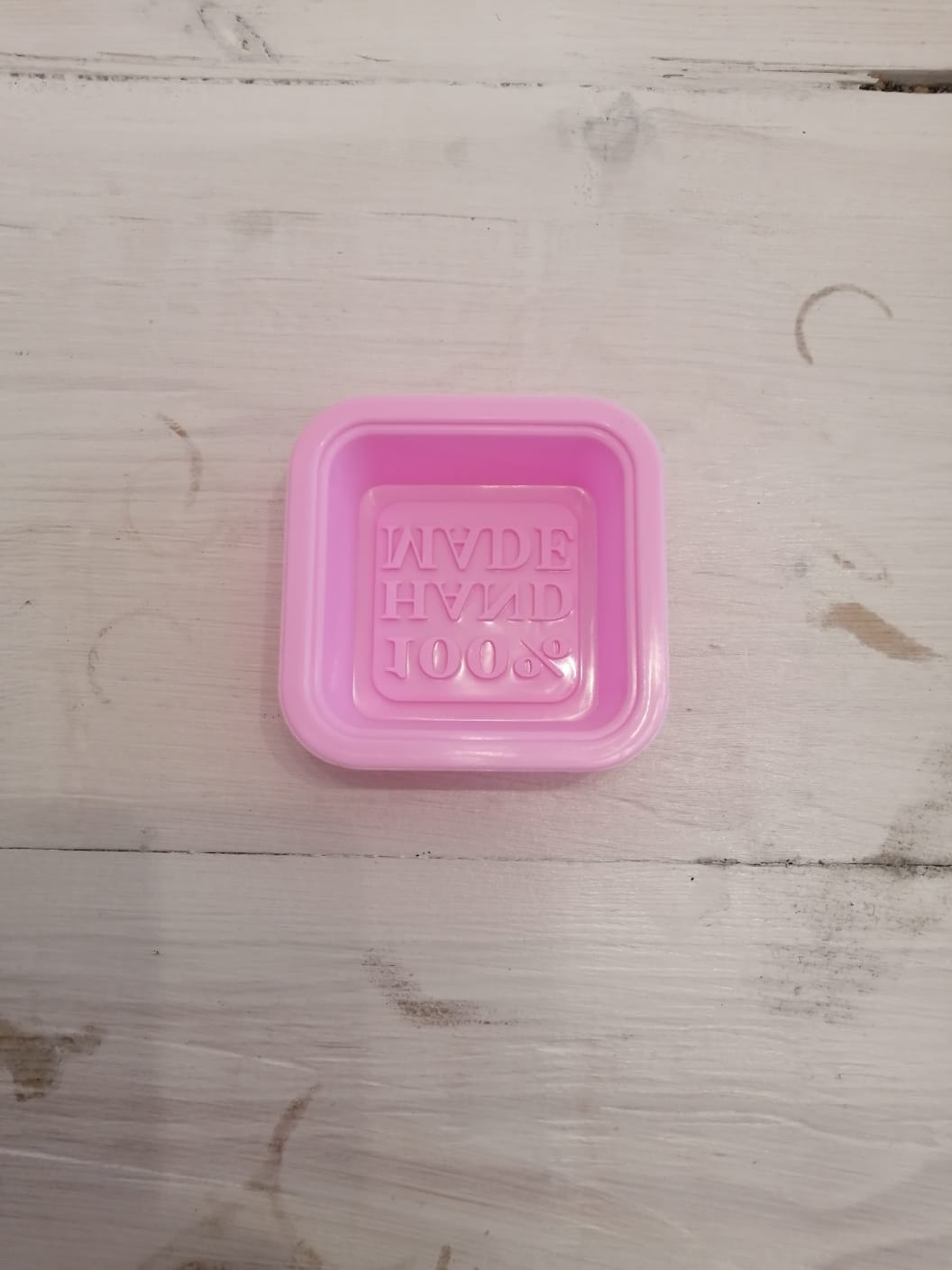 Mould silicone pink small square