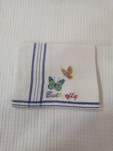 Towel - Hand Towel Butterfly Waffle Weave