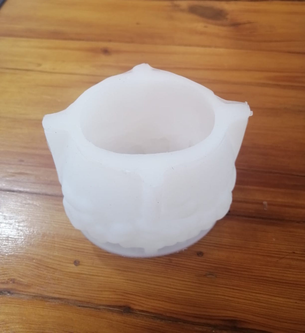 Mould - Candle Flower Pattern 7.5 cm