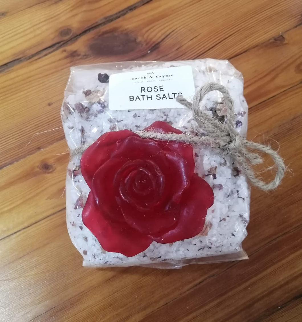 Bath Salts - Red Rose Flower