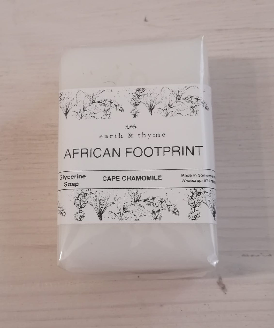 African Footprint - Glycerine Soap - Cape Chamomile