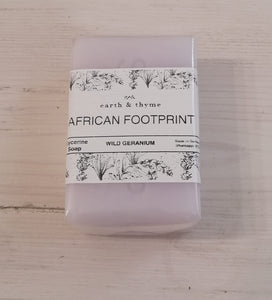 African Footprint - Glycerine Soap - Wild Geranium