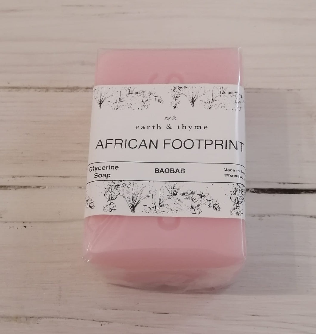 African Footprint -  Glycerine Soap -  Baobab