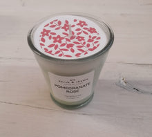 Load image into Gallery viewer, Candle    Clear Glass - Pomegranate Rose
