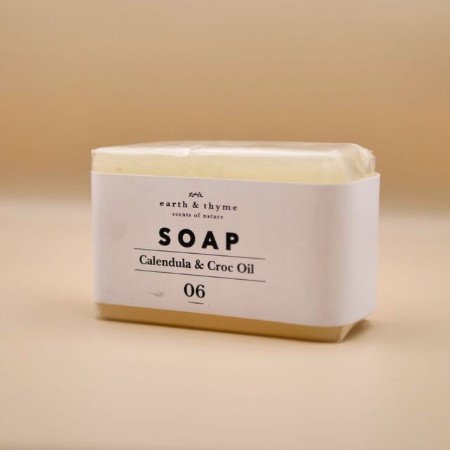 Soap Croc -  Calendula and Croc Oil Soap 170 grm