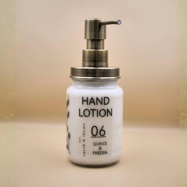 Hand Lotion in Bottle with Copper Spout
