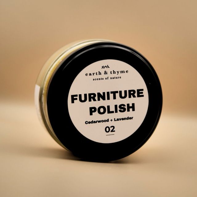 Eco Cleaning -   Furniture Polish  02  Cedarwood & Lavender-200gm