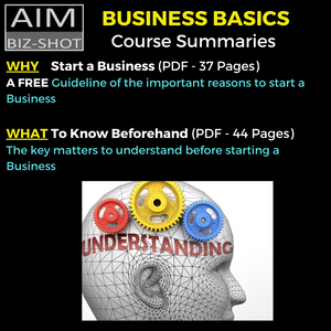 The Basics of Business - Part 1  & 2