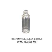 Load image into Gallery viewer, Plastic Boston Tall Bottle 50 mls
