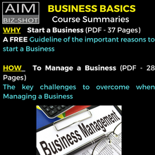 Load image into Gallery viewer, The Basics of Business - Part 1  &amp; 5
