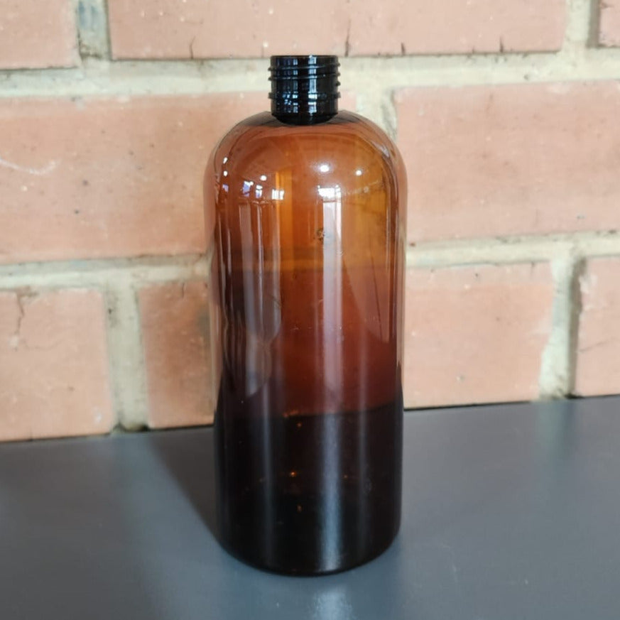 Pet Plastic Bottle Amber  200 ml  Boston 24/410
